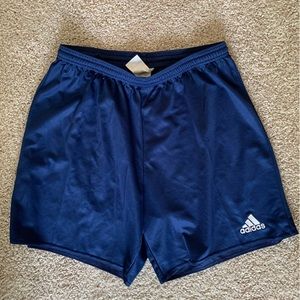 Adidas Climalite Running Shorts - Navy Blue - Large